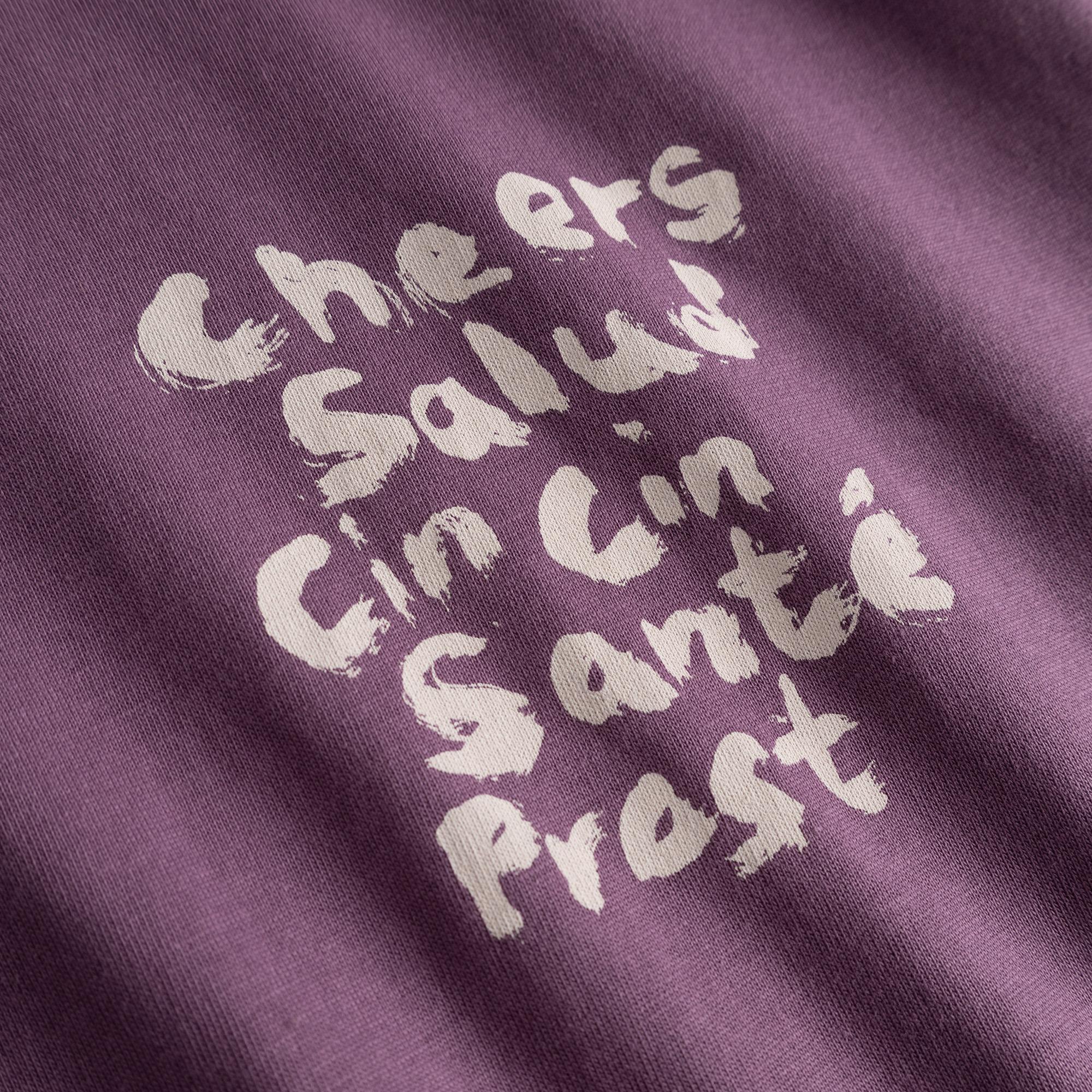Dedicated Stockholm Cheers Salud Berry Purple Herren T-Shirt beere
